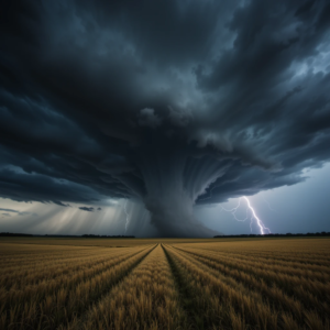 A tornado forming in a field in southern illinois. Southern illinois weather observatory radar