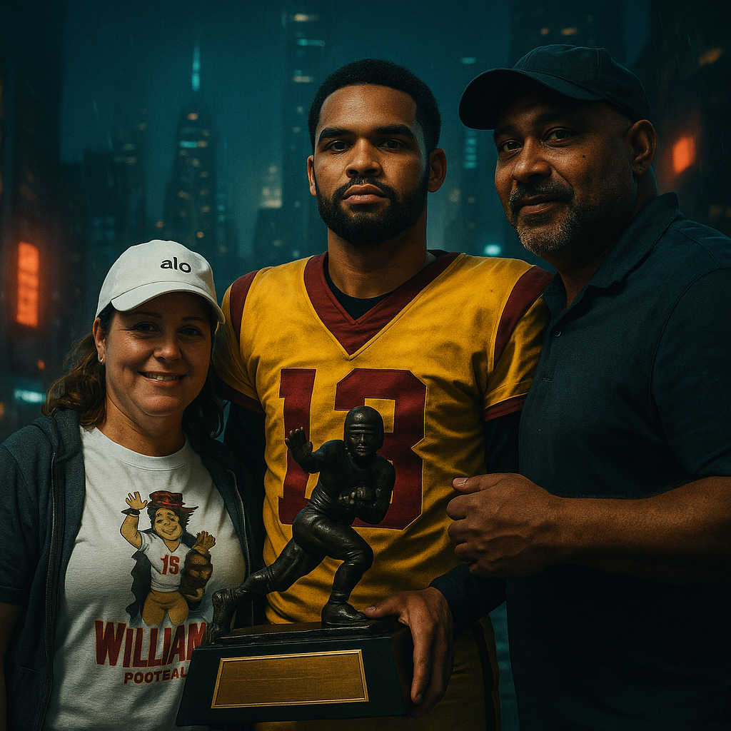 Caleb Williams' parents,