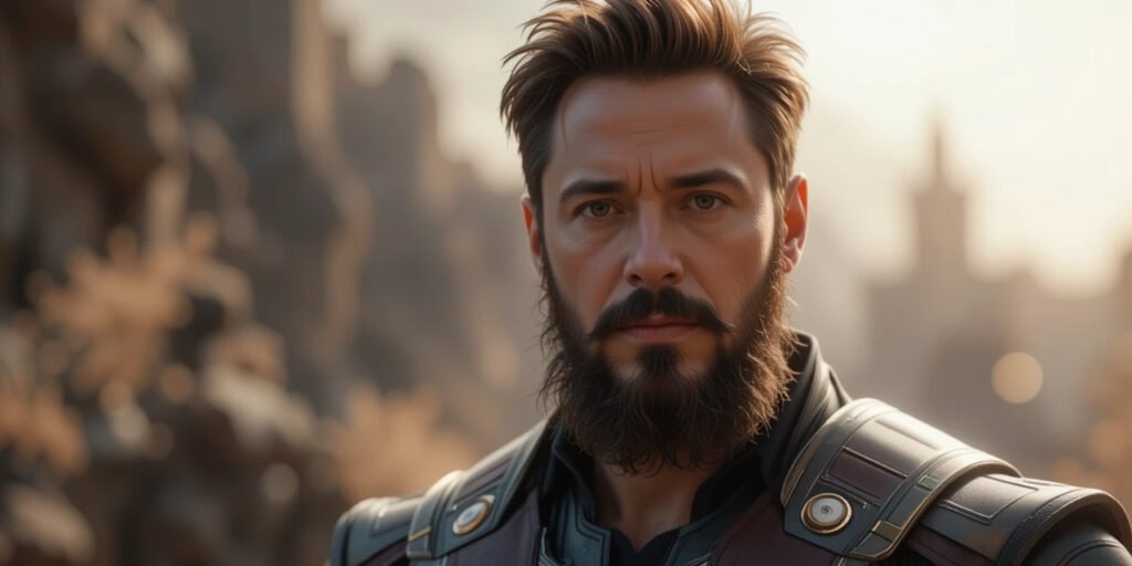 Tony Stark beard 