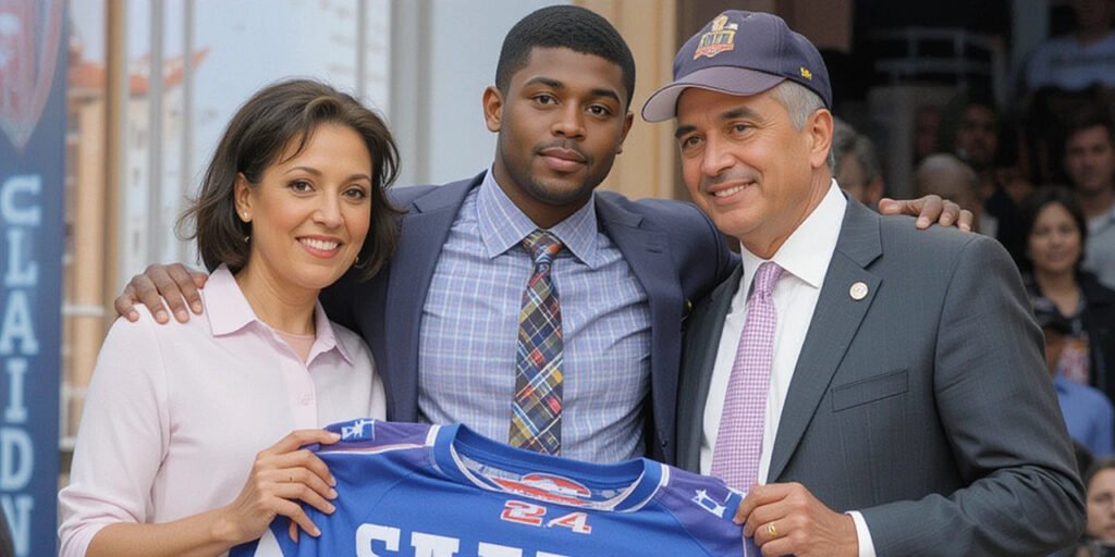 Caleb Williams' parents,