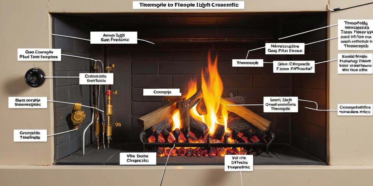 gas fireplace pilot light in proper working conditio