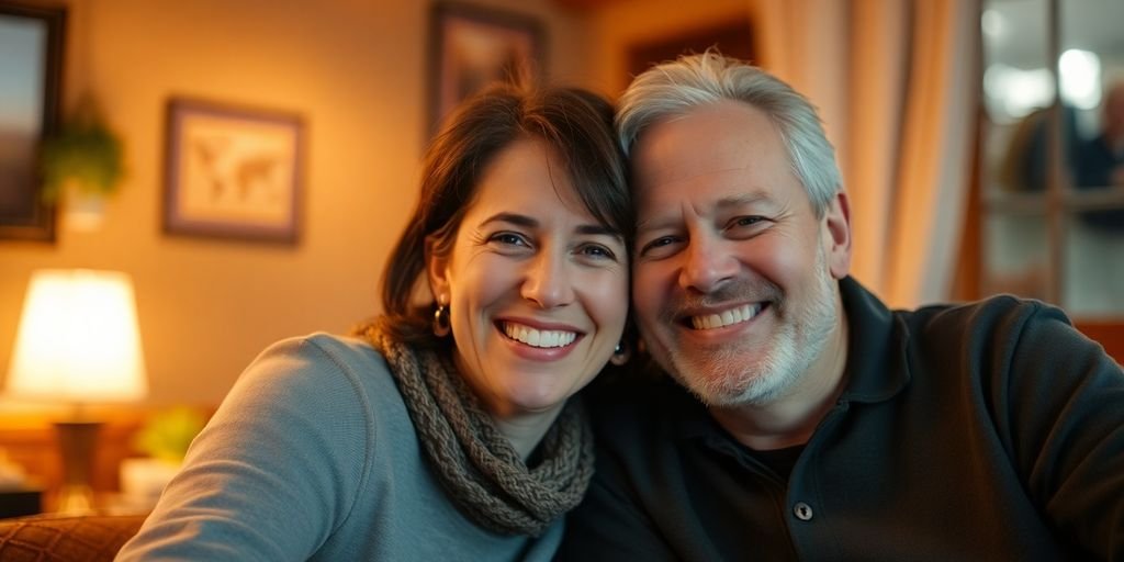 Michelle Smallmon with her spouse sharing a joyful moment.Michelle Smallmon,Michelle Smallmon Spouse 